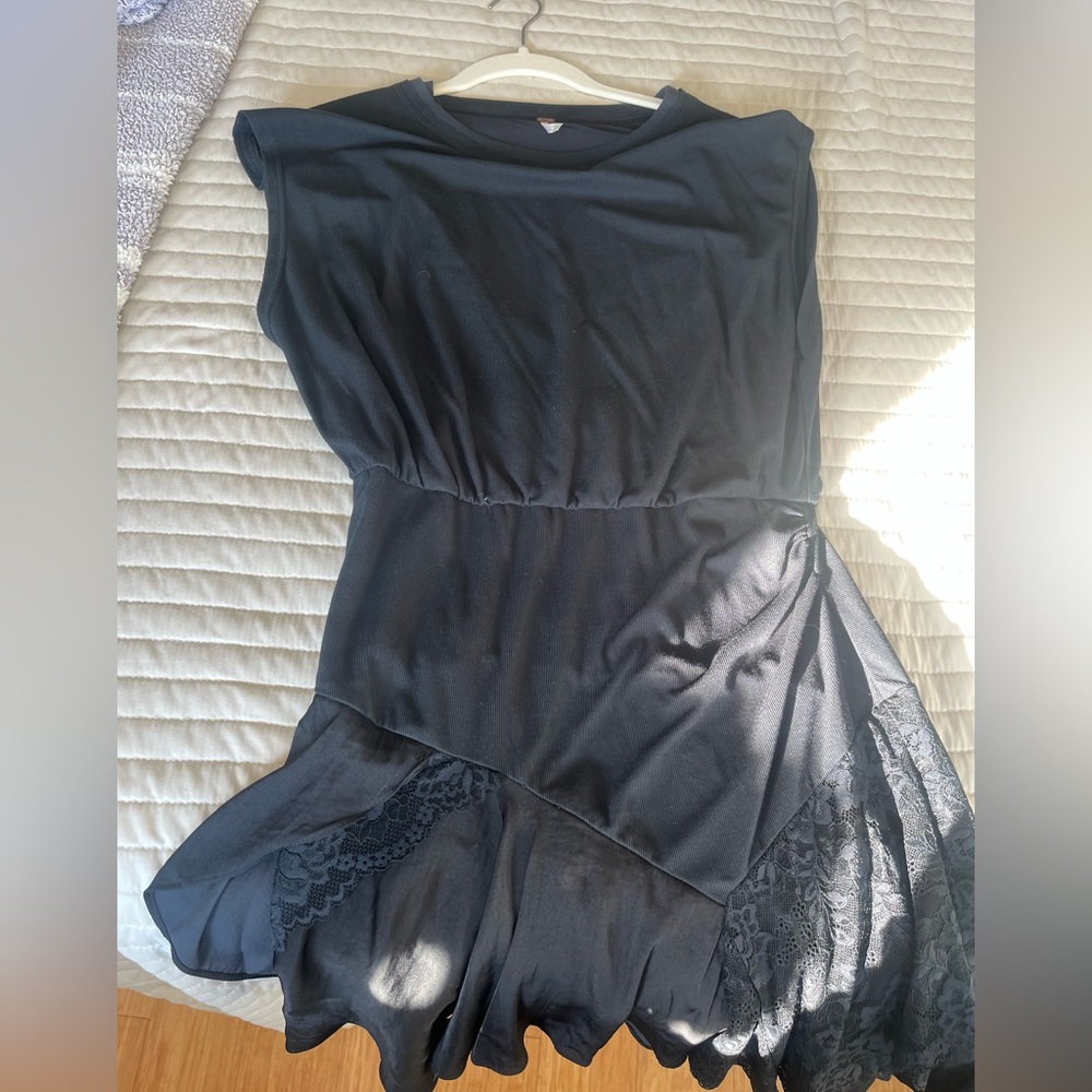 Free people black mini dress